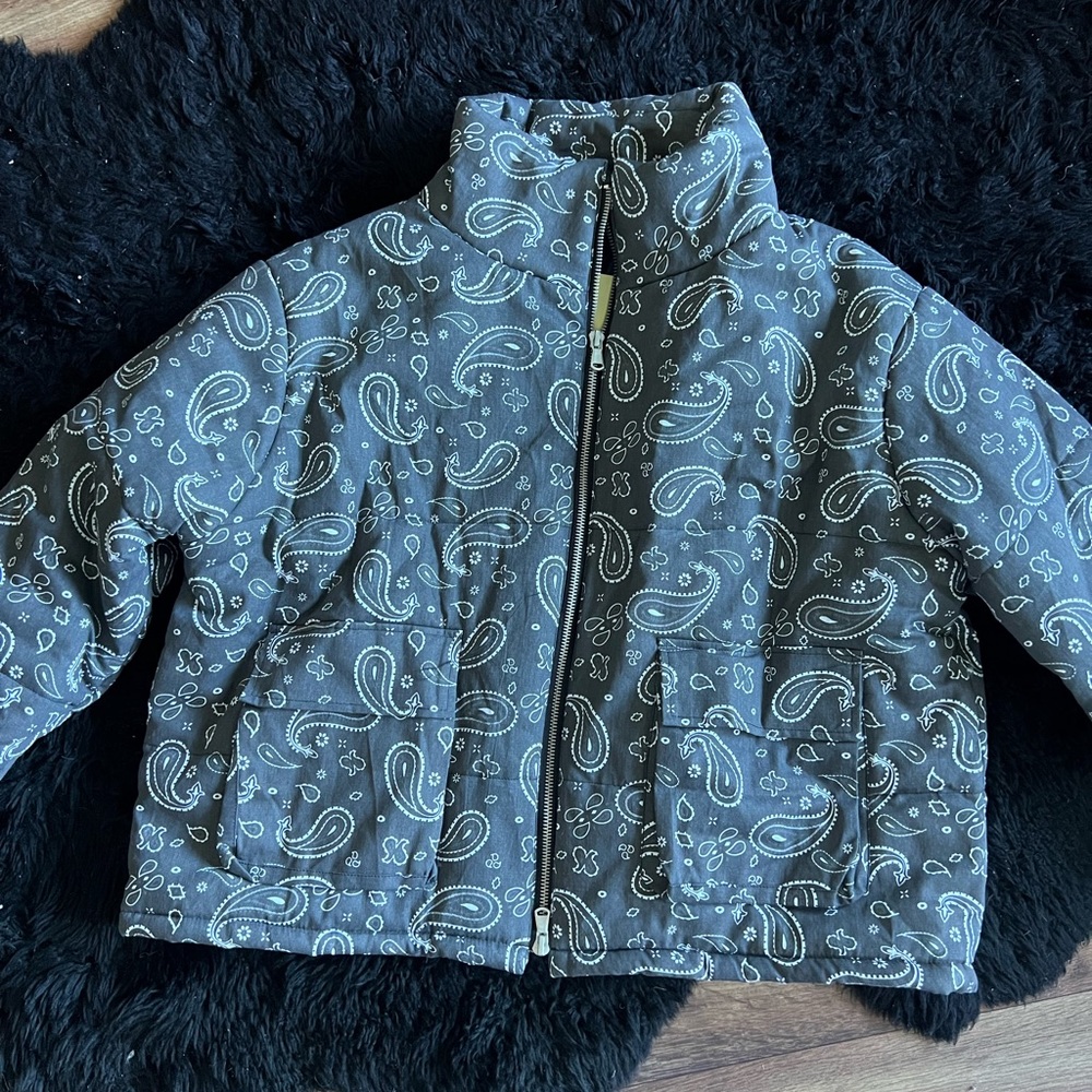 MNMI XL Paisley Puffer Jacket